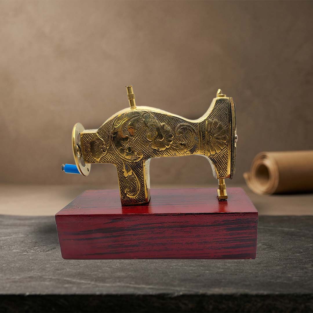 Moradabad Metal Craft Brass Sewing Machine