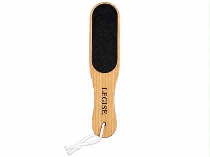 LEGISE Double Side Emery Wooden Foot Scraper for Dead Skin & Callus Removal | Pedicure Tool