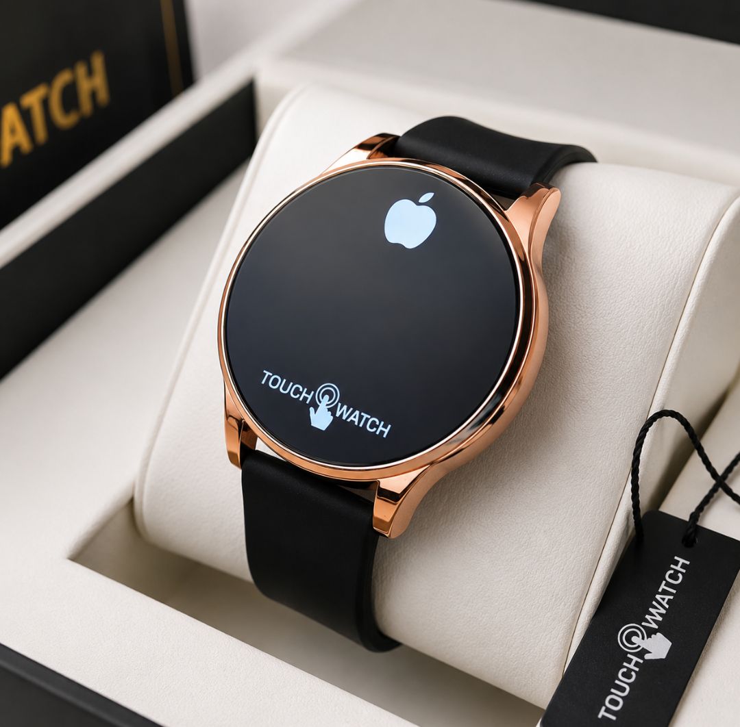 Stylish Round Dial Copper Touch Watch