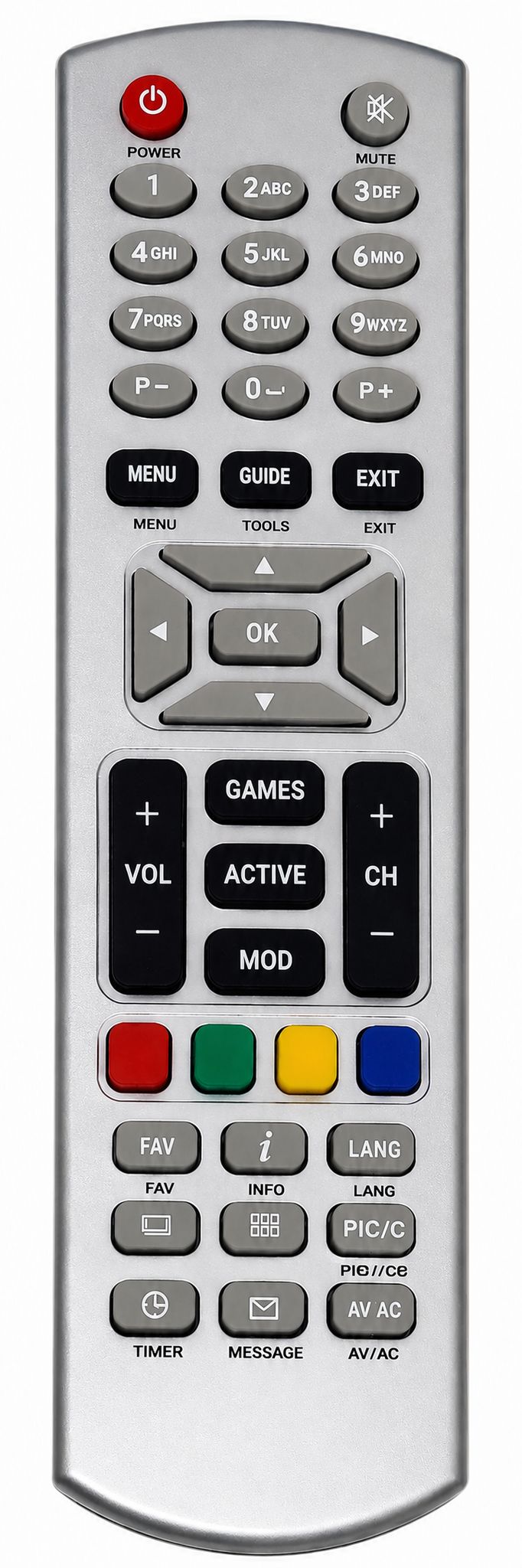 Dish TV Remote Control Compatible with All Dish TV SD/HD DTH with Recording Set Top Box