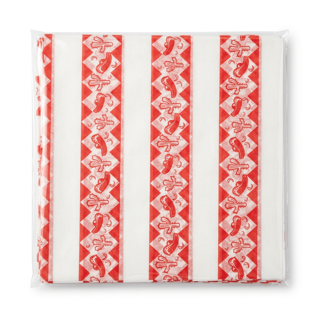 Food Wrapping Paper –Ultra soft 150 RED PRINT - MaMiMu 