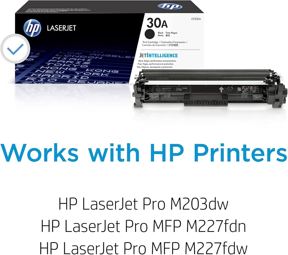 Hp 30a Black Original Laserjet Toner Cartridge (cf230a)