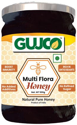 GUJCO Multi Flora Honey (Natural Pure Honey) – 500 g
