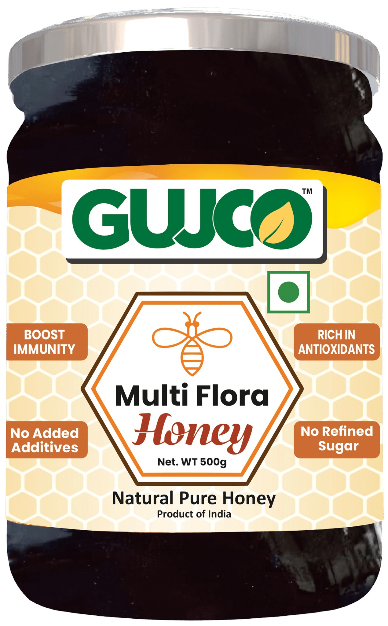 GUJCO Multi Flora Honey (Natural Pure Honey) – 500 g