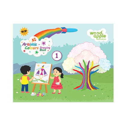 Artistic Color Drawing Book | Class 1 | Premium Sketch Book with Thick Blank Drawing Pages | Ideal for Kids, Students, Artists & Beginners | Perfect for Sketching,Colouring & Art Practice