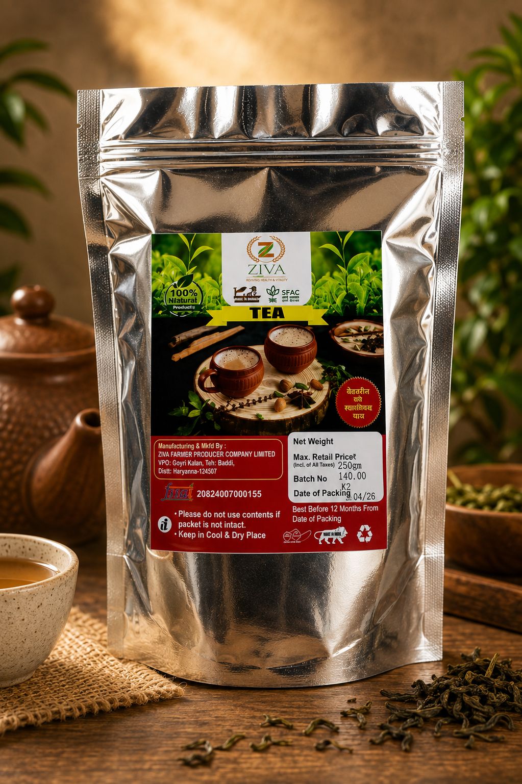 Ziva Masala Tea 250g