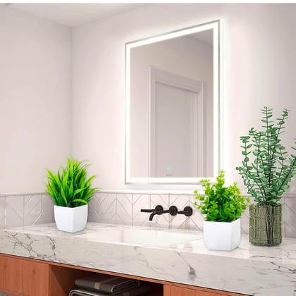 Artificial Potted Plants, Artificial Plastic Eucalyptus Plants Small Indoor Potted Houseplants, Small Faux Plants for Home Decor Bathroom Office Farmhouse (Set OF 8)