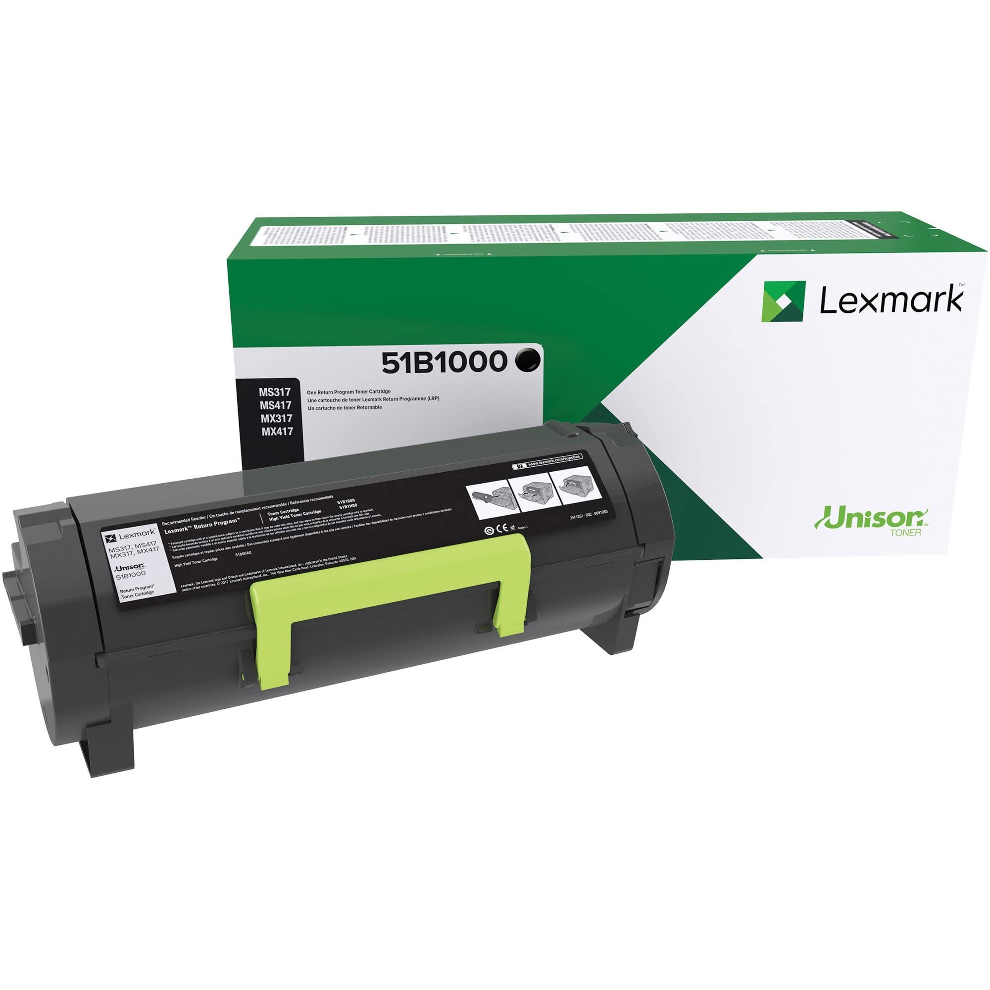 Lexmark 52d3000 Black Return Program Toner Cartridge