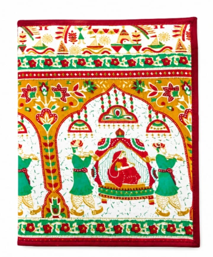 Rajasthani Traditional Cloth File Folder – Festival & Gift Purpose