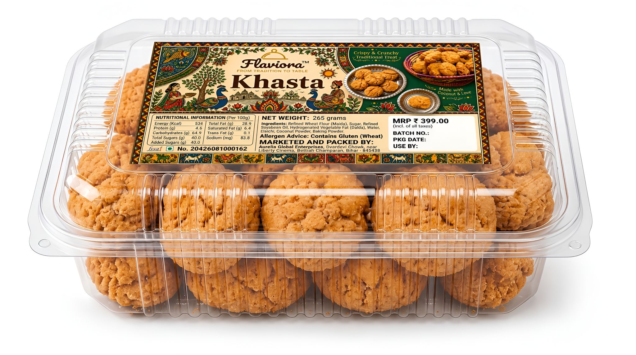Flaviora Khasta (famous Bihari delicacy)