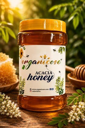 Organicose Acacia Honey, 250 gm