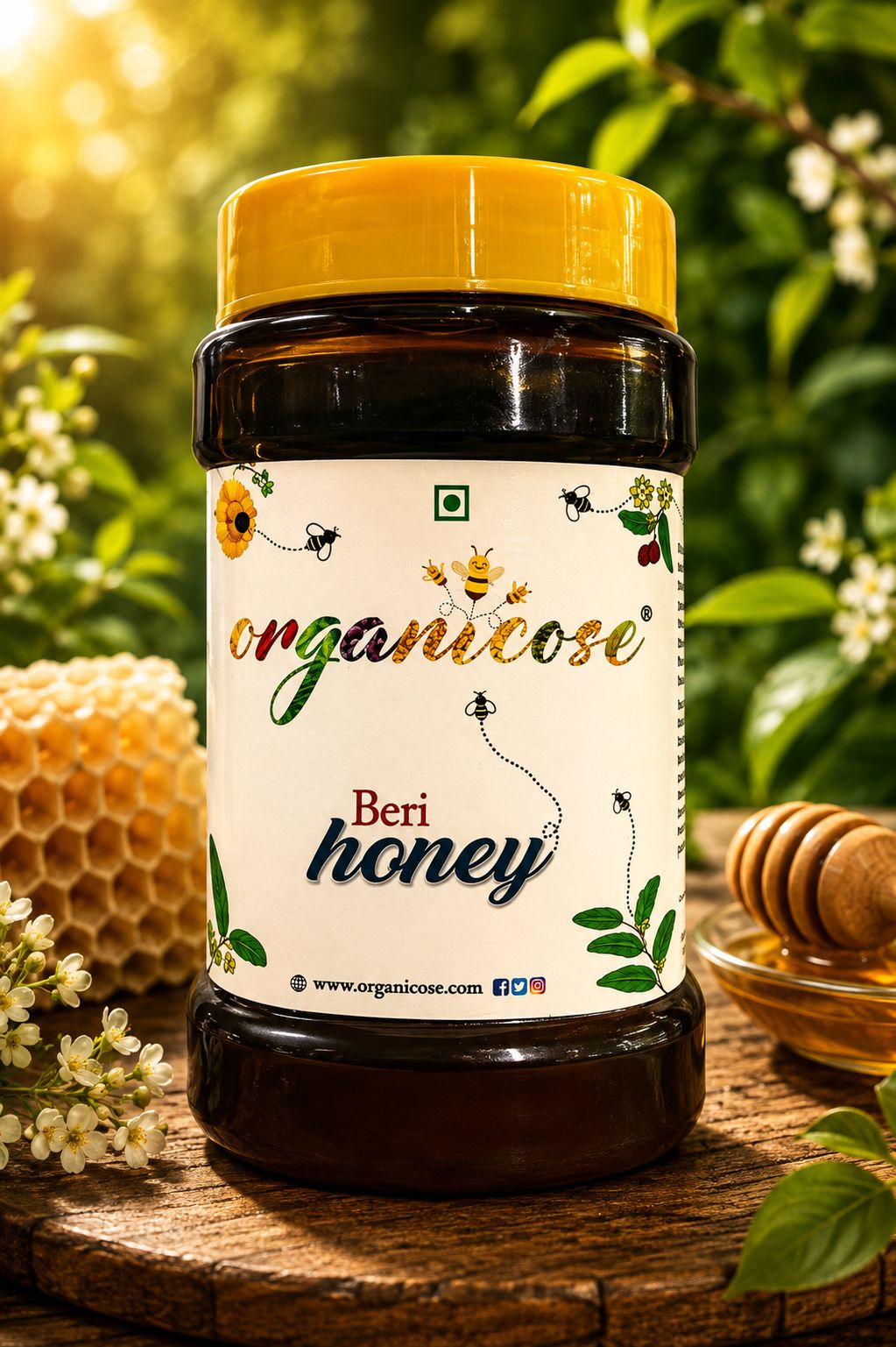 Organicose Beri Honey, 250gm