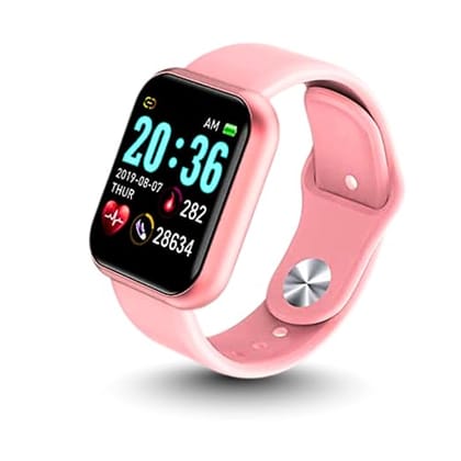 T500-Smart Watch for Girls with Bluetooth Calling | Fitness Tracker with Heart Rate Sensor, Step Counter, Sleep Monitor, Touchscreen Display,