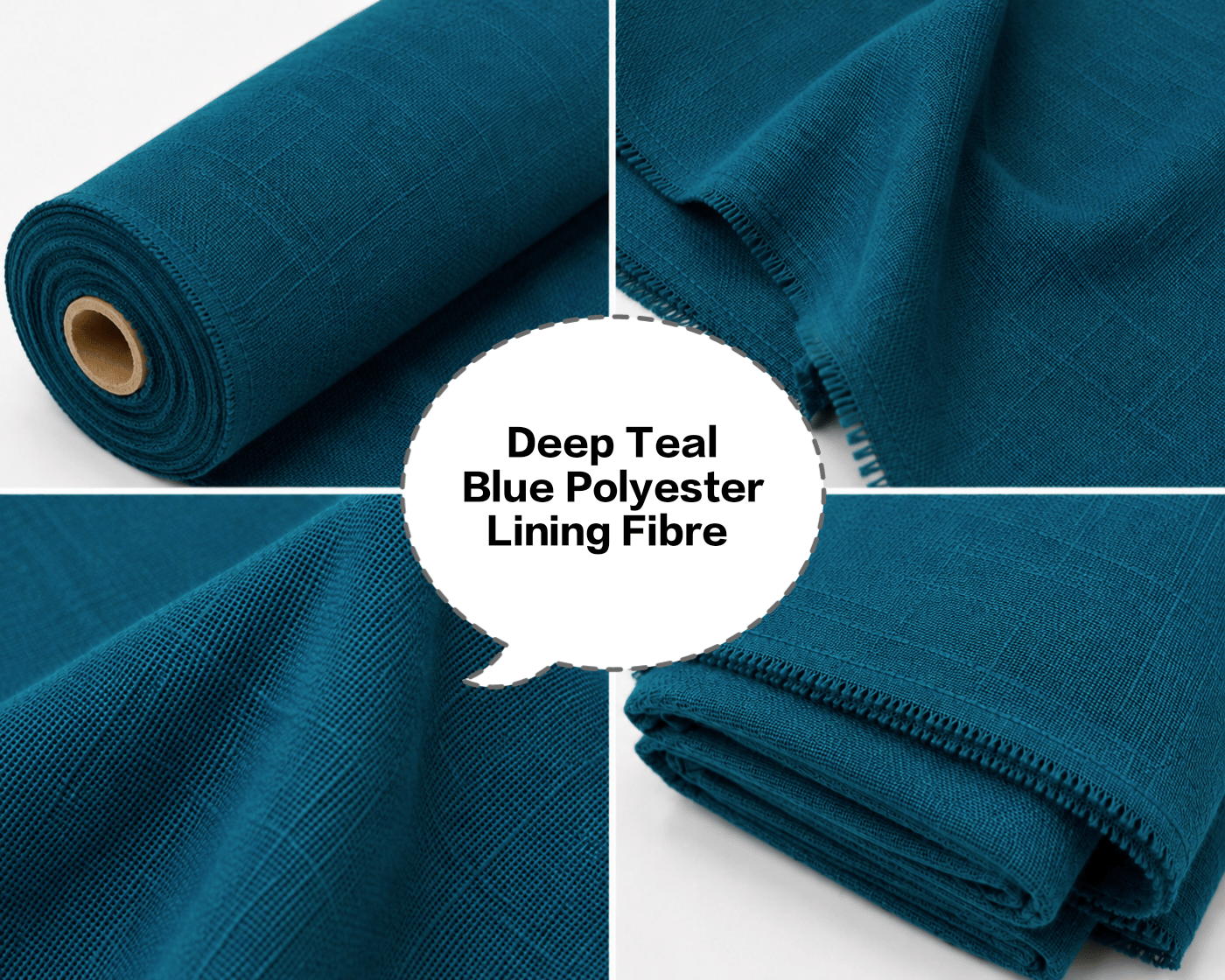 Deep Teal Blue Polyester Lining Fibre (Chhota Panna), Deep Teal Blue Polyester Lining Fabric (Chhota Panna), Teal Blue Polyester Lining Fabric (Chhota Panna), Dark Teal Polyester Lining Fabric (Chhota Panna), Deep Teal Polyester Inner Lining