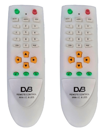 Universal DVB Digital Set Top Box Unbreakable Remote Control for Free Dish / DD Free Dish (Pack Of 2) Universal DVB Digital Set Top Box Unbreakable Remote Control for Free Dish / DD Free Dish (Pack Of 2)