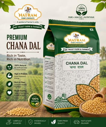 Chana Dal, Split Bengal Gram, Bengal Gram Dal, Boot Dal, Kadale Bele 500gm Chana Dal, Split Bengal Gram, Bengal Gram Dal, Boot Dal, Kadale Bele 500gm