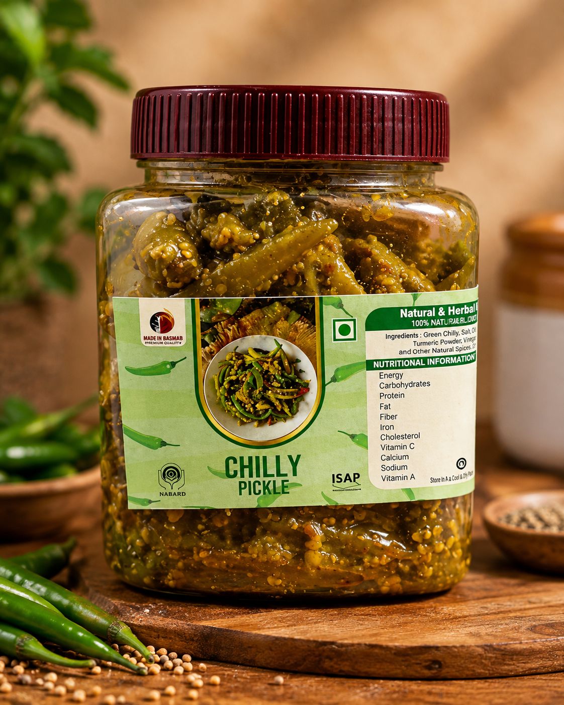 Chilli Pickle - 500 gm