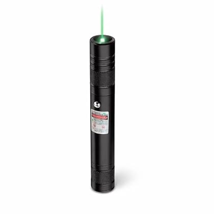 Green Laser Pointer 650nm, Black Cat 500mW Rechargeable Green Laser Pointer Party Pen Disco Light 5 Mile + Battery