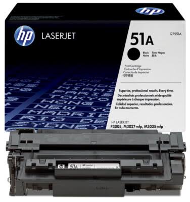 Hp 51a Black Original Laserjet Toner Cartridge (q7551a)