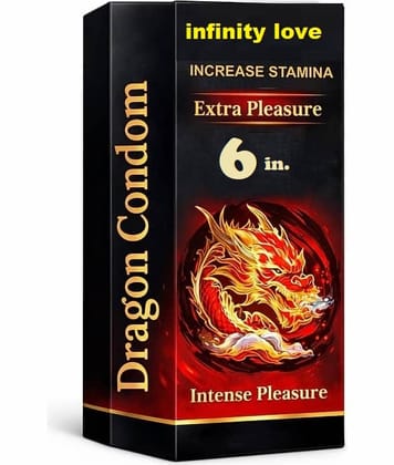 INFINITY LOVE Condom dragon 6 inch big size silicone washable mats Condom for men 