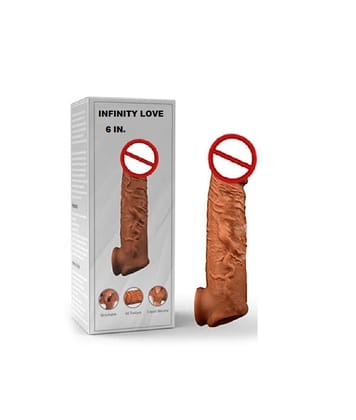  INFINITY LOVE 6 inch Dragon Condome For Men  Silicone Comfortable Fit  Single Piece Ultra Soft Long Lasted Extra size
