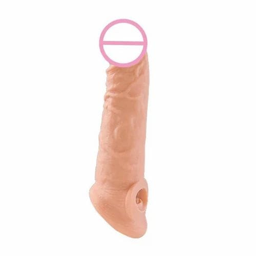 INFINITY LOVE Dragon Condom 8 Inch Silicone Natural Color Extra Pleasure Textured Unflavoured  for Men