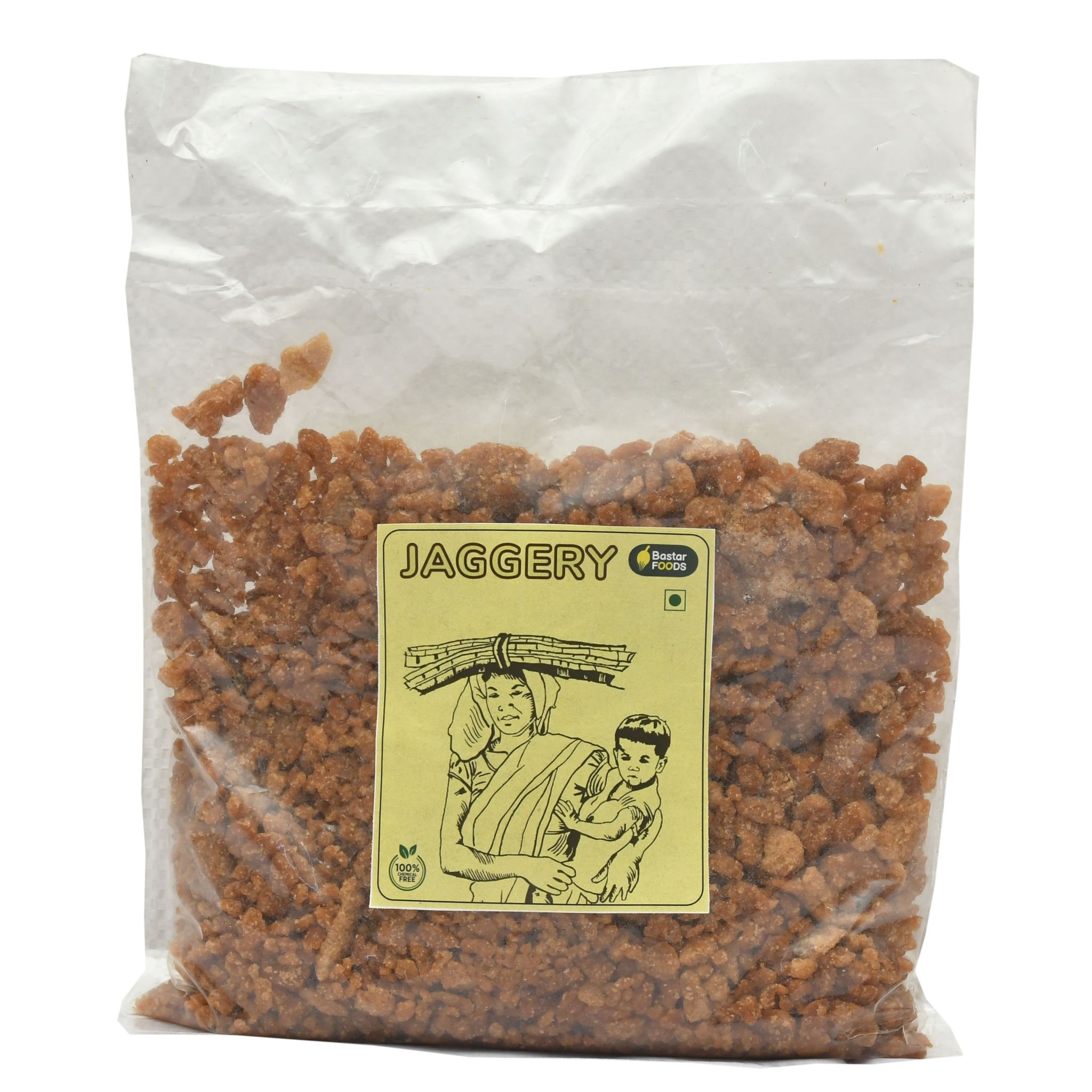 TRIBES INDIA  Plain Jaggery 500 Gms 
