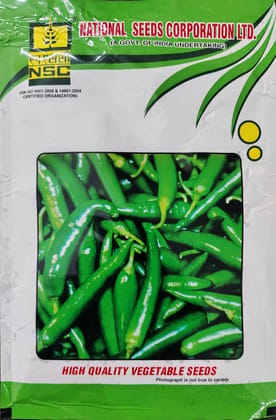 Nsc Chilli Kashi Anmol T/L 25 GM Seed Nsc Chilli Kashi Anmol T/L 25 GM Seed