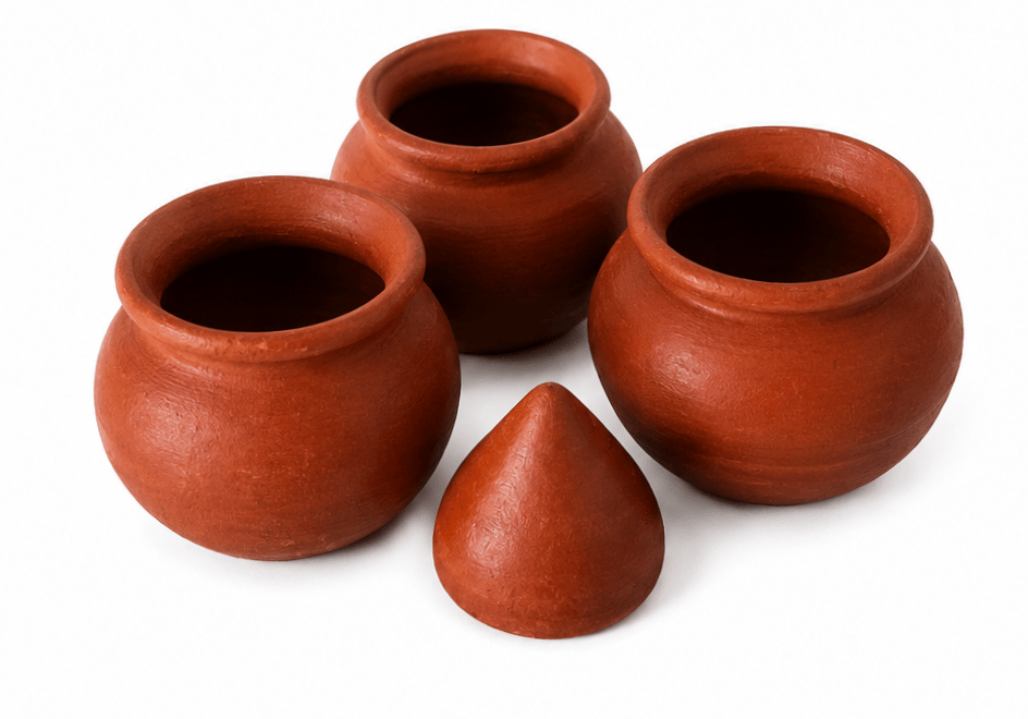 Traditional Handmade Kubera Pot – Elegant Terracotta Home Décor