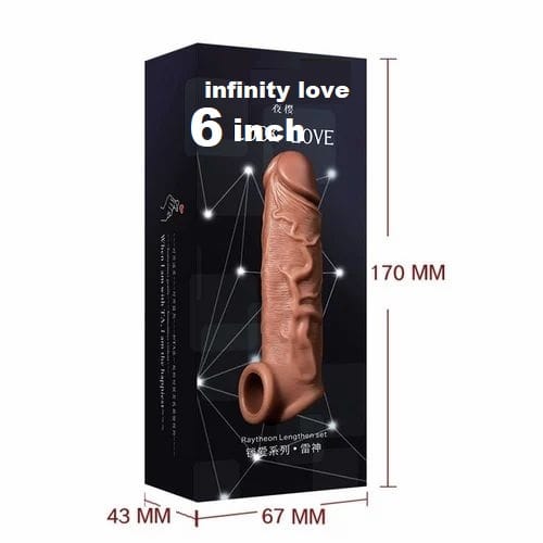INFINITY LOVE 6 Inch biz Size Increase Dragon Condom  Extra Long, Textured & Delay Condoms for Men Boost Confidence 