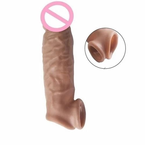 INFINITY LOVE 6 Inch Soft Silicone Penis Extender Dragons Reusable Condom Washable Condom Silicone Condom