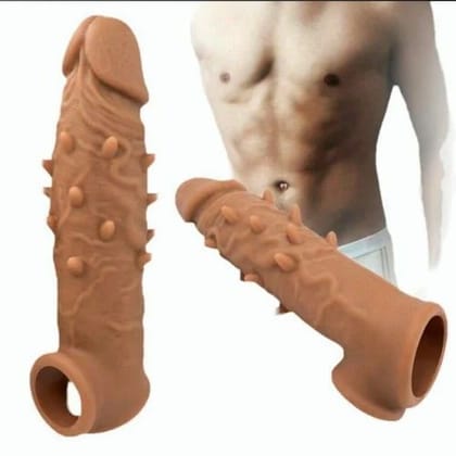 INFINITY LOVE  6 inch dotted Skin Color Best Silicon Material Double Hole Comfort dragon condom 
