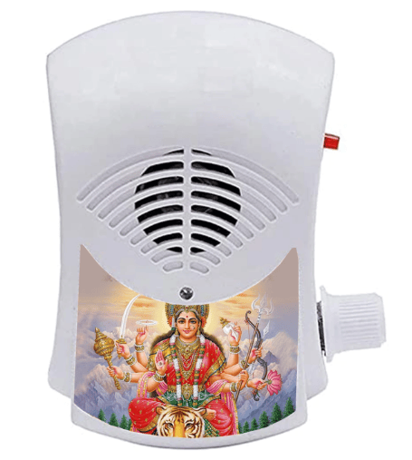 Electric Religious Continuous Mantra Bell |Spiritual Devotional Chanting Pooja Bell Machine Mantras Pooja | Just Plug & Play