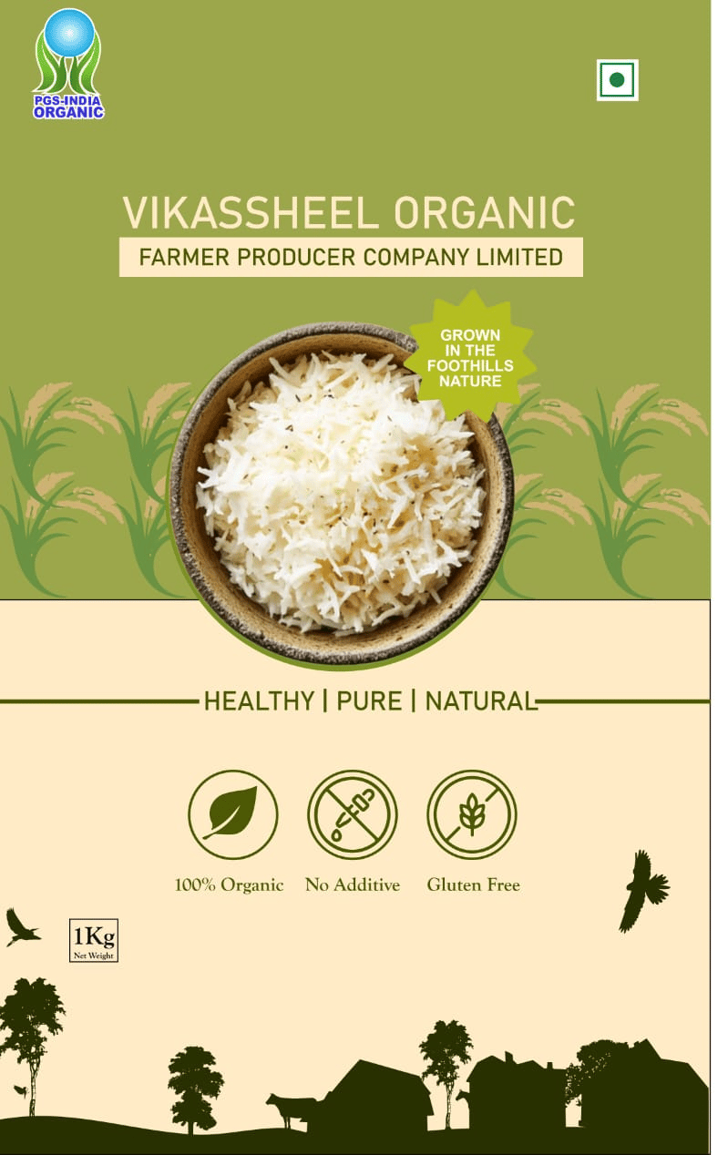 Vikassheel Organic Basmati Rice 1Kg