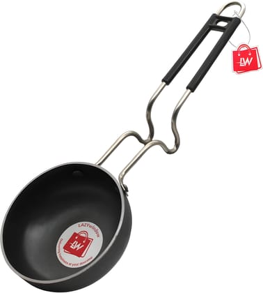 Heavy Duty Tadka Pan | Stainless Steel Tadka Pan with Long Handle | Mini Tempering Pan for Ghee, Oil, Spices & Seasoning | Small Kitchen Frying Pan for Indian Cooking (Original)