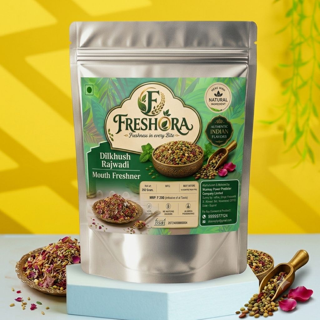Freshora Mouth Freshner - Dilkhush Rajwadi - Sweet (200 gram Pouch)