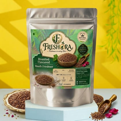 Freshora Mouth Freshner - Roasted Flaxseed - Alsi (300 gram Pouch)