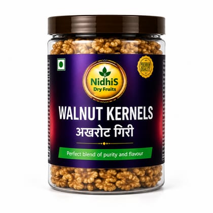 NidhiS Dry Fruits Walnut Kernels (Akhrot Giri) NidhiS Dry Fruits Walnut Kernels (Akhrot Giri)