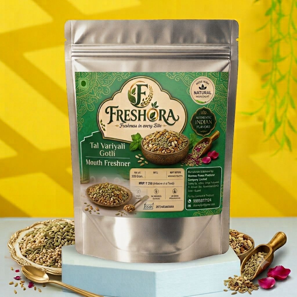 Freshora Mouth Freshner - Tal Variyali Gotli (200 gram Pouch)