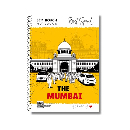 Best Spiral A4 Rough Spiral Notebook 500 Pages Ruled - Pack of 1