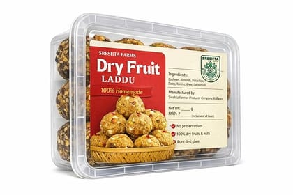 Sreshta Farms Dry Fruit Laddu 250g Sreshta Farms Dry Fruit Laddu 250g