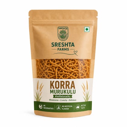 Sreshta Farms Korra Murukulu - 250gm