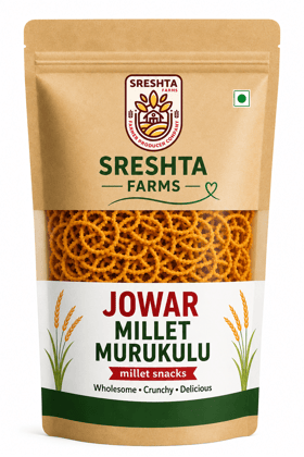 Sreshta Farms Jonna Murukulu- 250gm Sreshta Farms Jonna Murukulu- 250gm