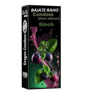 BAJATE RAHO 6 INCH Dragon Condom Silicone Comfortable  For Men Extra size