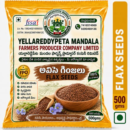 Yellareddypeta FPO Flax Seeds