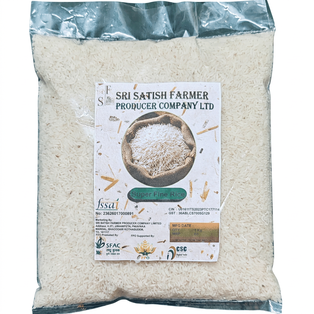 Sri Satish Farmer Super Fine Rice 1kg