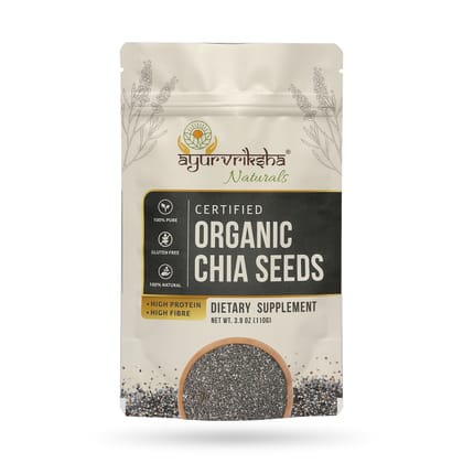 Ayurvriksha Naturals Weight Loss & Rich Source of Calcium with Omega 3 Raw Chia Seeds