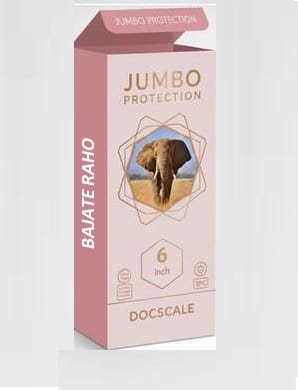 BAJATE RAHO 6 Inch Silicone Condom for Men with Smooth Finish for Personal Use
