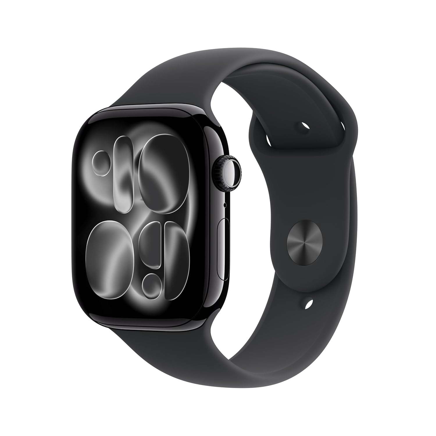  Series 11 Smart Watch - 42mm Jet Black Aluminium Case Black Sport Band - (Black Strap, Medium/Large)