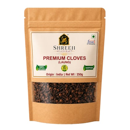 Shreeji Spicecraft Whole Cloves Laung Raw Aromatic Whole Spices Sabut Long for Cooking Indian Masala Chai Biryani Kadha Spice Pouch Shreeji Spicecraft Whole Cloves Laung Raw Aromatic Whole Spices Sabut Long for Cooking Indian Masala Chai Biryani Kadha Spice Pouch